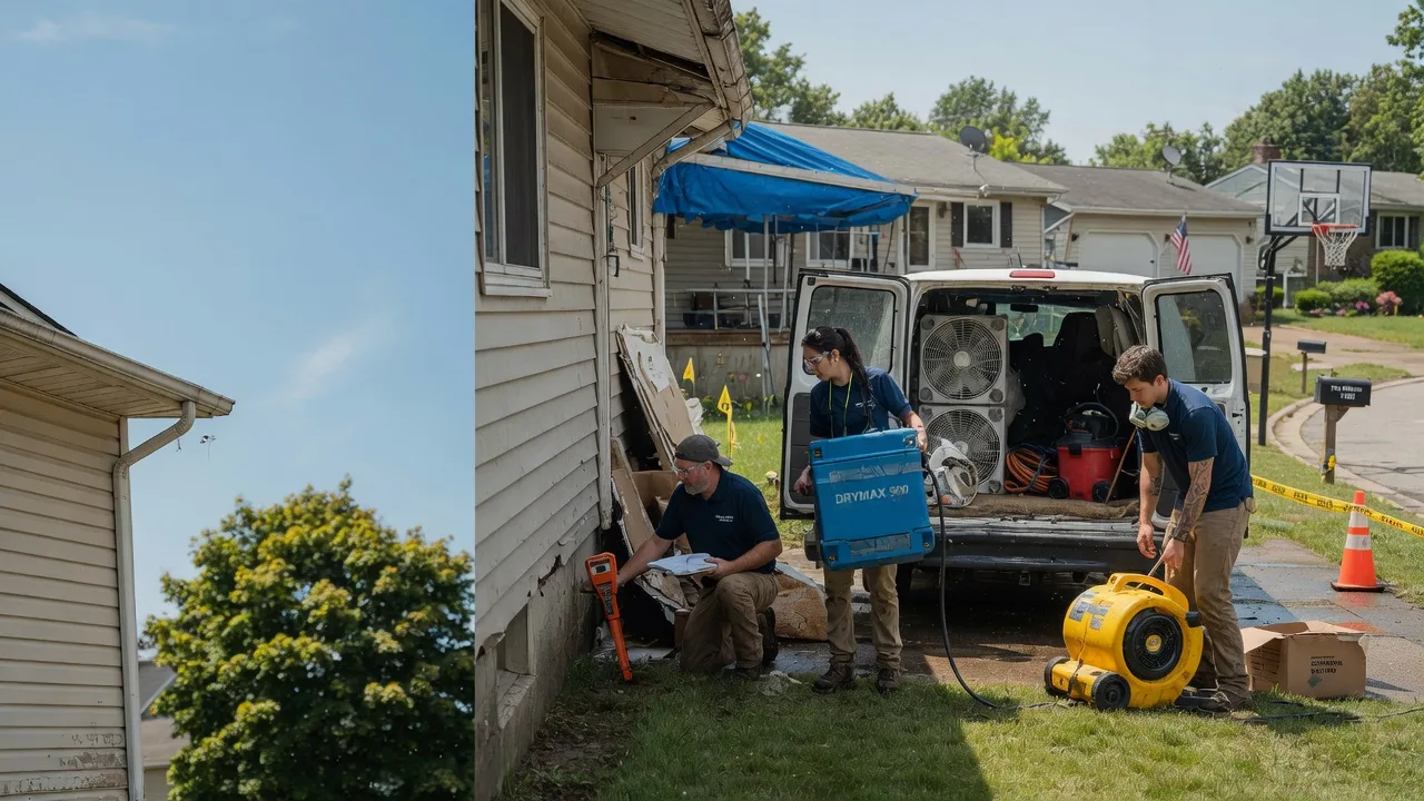 Ceiling Leak Cleanup in Trenton, OH near me